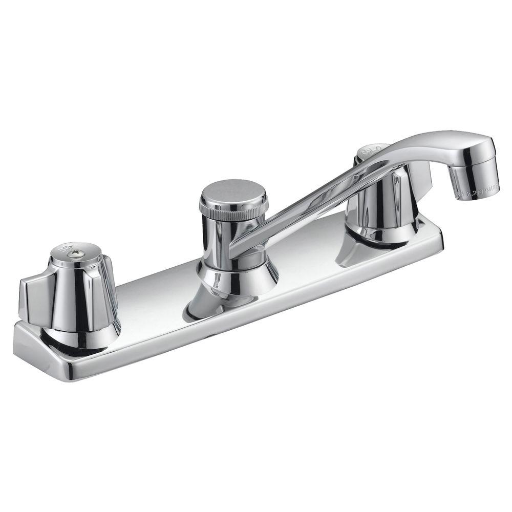 Ez Flo Traditional Collection 2 Handle Standard Kitchen Faucet