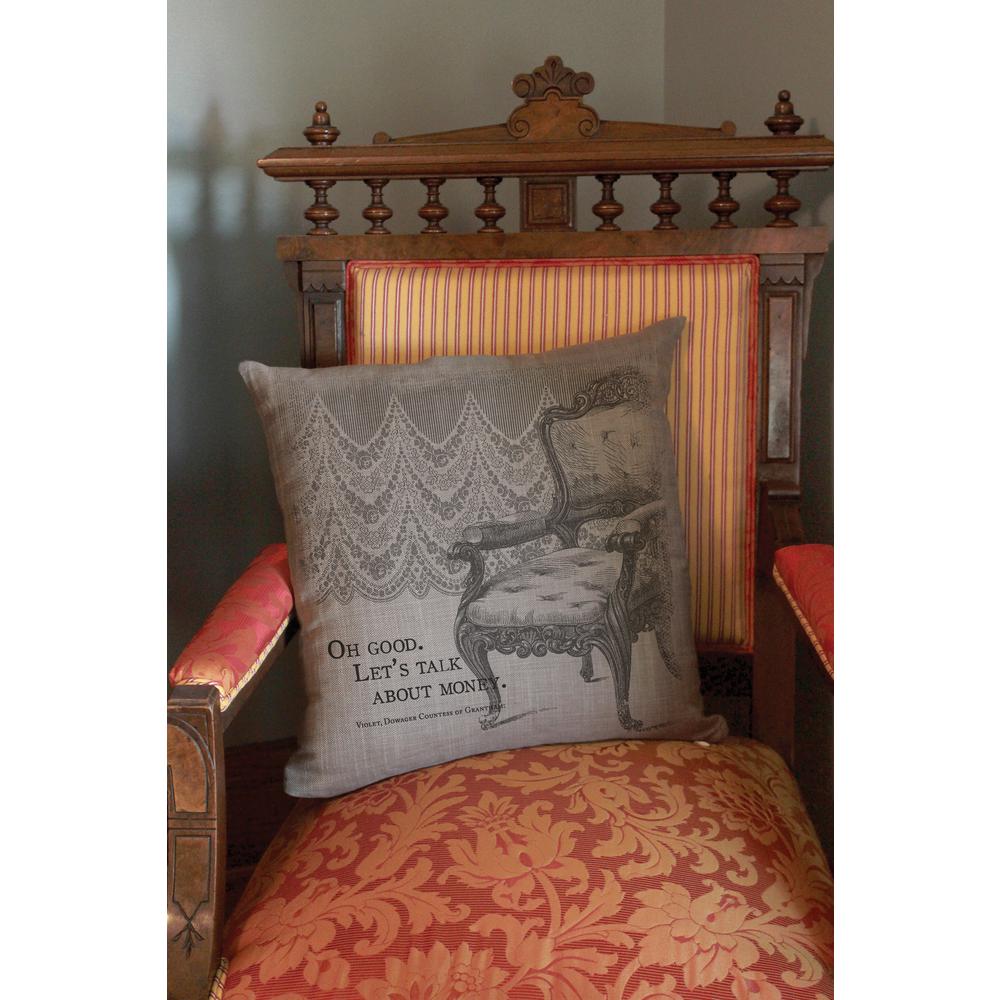 Jean Pierre Faux Fur 2Piece Decorative Pillow Set in Light Gray