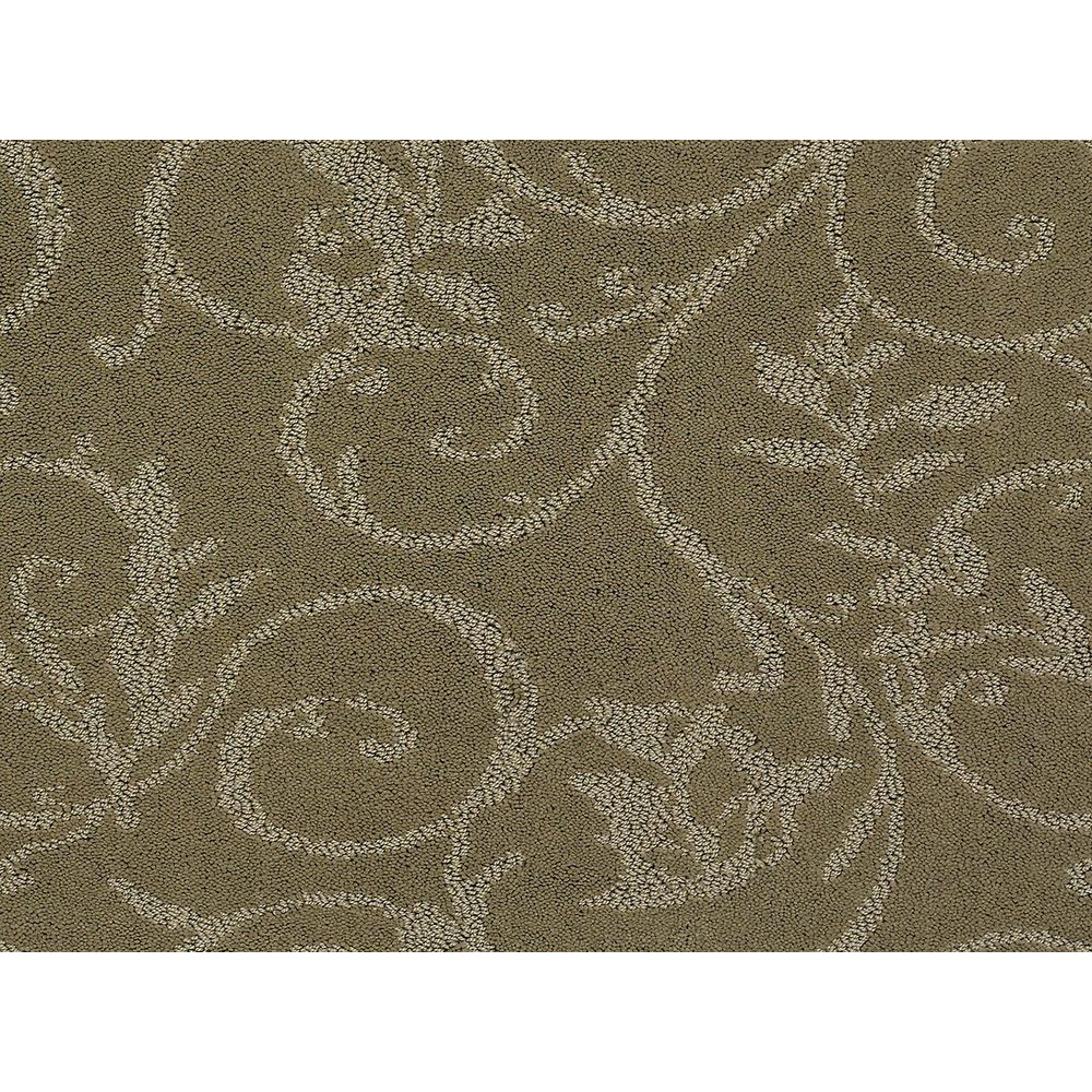 brown patterned carpet