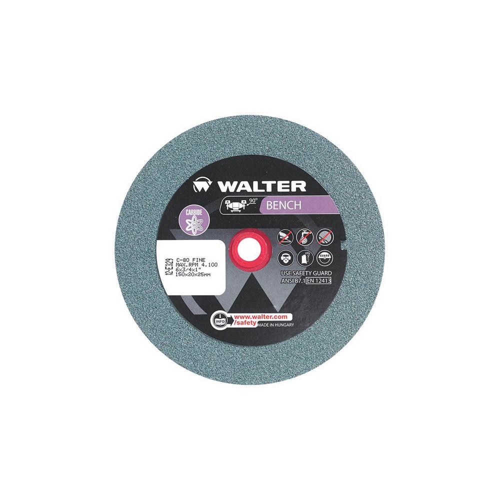 Walter Surface Technologies 6 In X 1 In Arbor X 3 4 In Gr 80