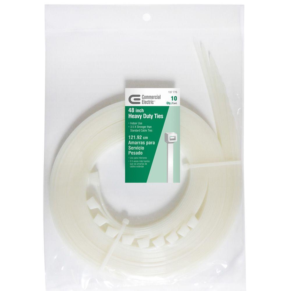 Commercial Electric 48 in. Heavy Duty Tie Natural (10Pack)GT1220HD