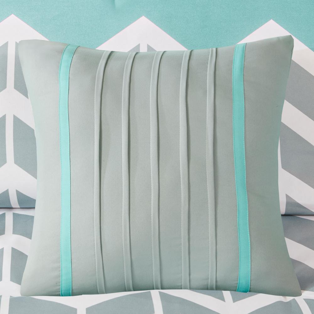 Intelligent Design Laila 5 Piece Teal Full Queen Comforter Set