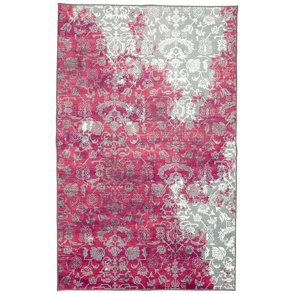 5 X 8 Pink Area Rugs The Home Depot Naomi Hot Pink 5 Ft X 8 Area Rug