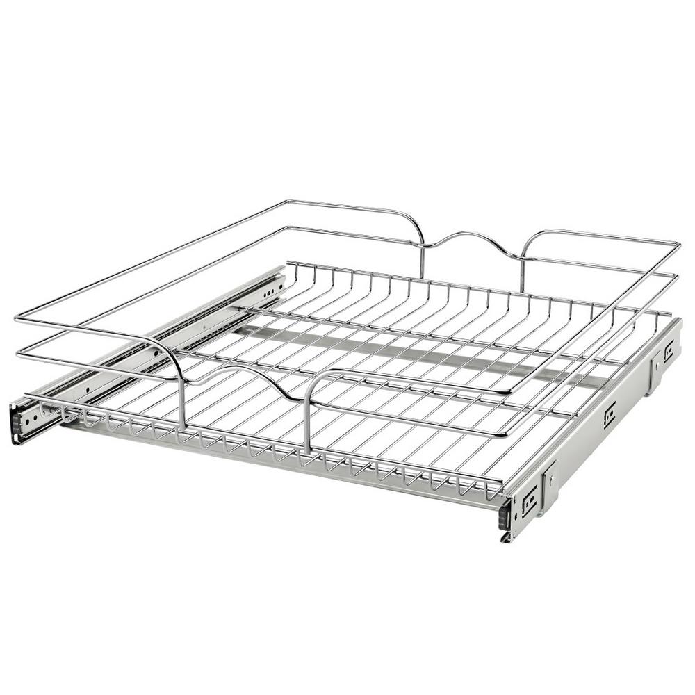 Rev A Shelf 21 In X 22 In Single Kitchen Cabinet Pull Out Wire
