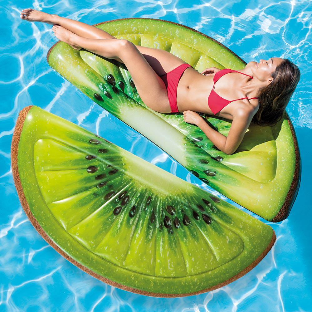 Intex Kiwi Slice Mattress Pool Float 2 Pack 58764ep 02 The Home Intex Kiwi Slice Mattress Pool Float 2 Pack