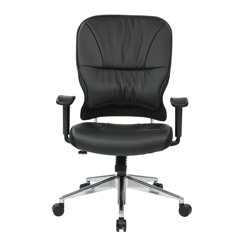 Office Star Products Black Bonded Leather Managers Chair32E33P918P The Home Depot