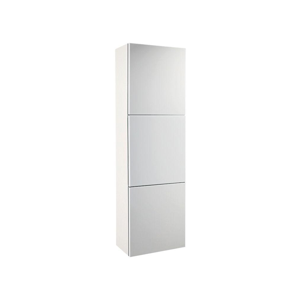 Wall White Fresca Bathroom Cabinets Storage Bath The 17 3 4 In W X 59 H 12