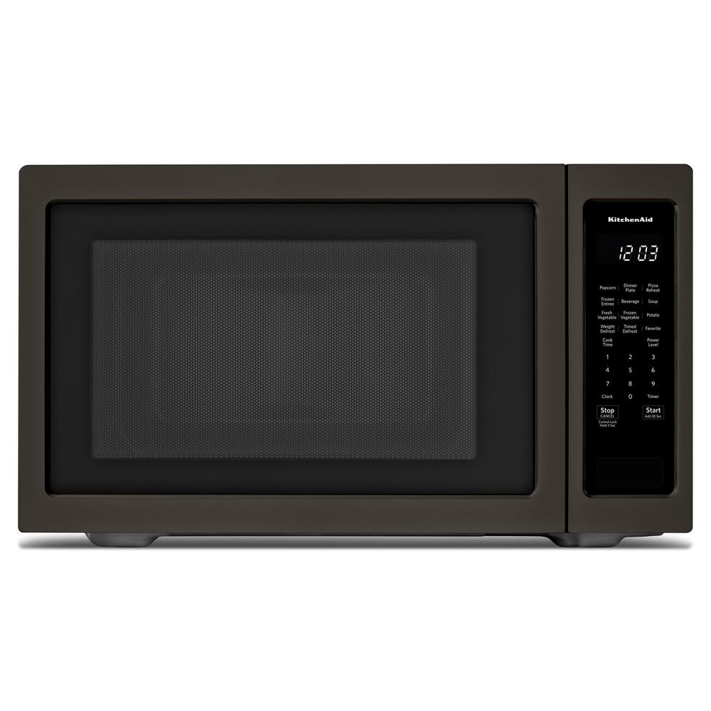Kitchenaid 2 Cu Ft Countertop Microwave In Black Stainless This Microwave Kitchenaid 2 Cu Ft Countertop In Black Stainless