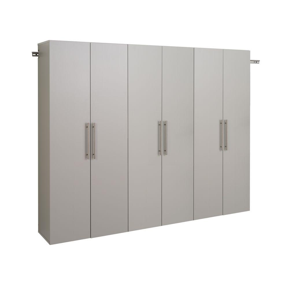 Prepac Hangups 72 In H X 90 W Light Gray Wall Mounted Storage W Light Gray Wall Mounted Storage