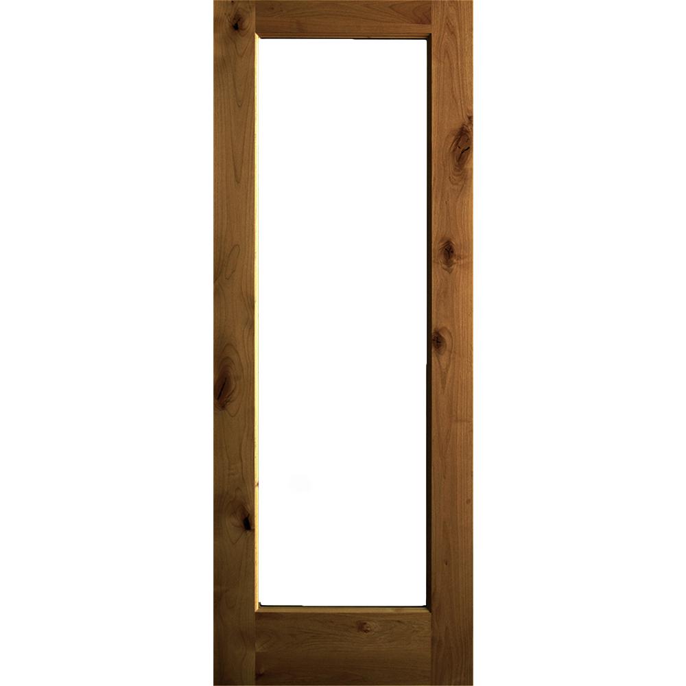 Krosswood Doors 36 in. x 96 in. Rustic Knotty Alder Wood Krosswood Doors 36 in. x 96 in. Rustic Knotty Alder Wood