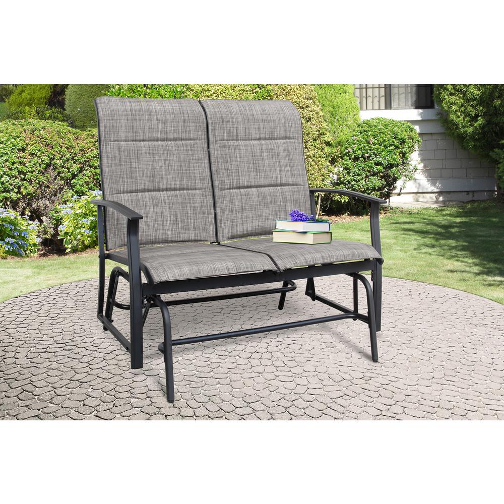 Black Outdoor Gliders Patio Chairs The Home Depot - Outsunny Double Swing Chair Outdoor Garden Patio Glider Bench Grey Black Outdoor Gliders Patio Chairs The Home Depot - Outsunny Double Swing Chair Outdoor Garden Patio Glider Bench Grey