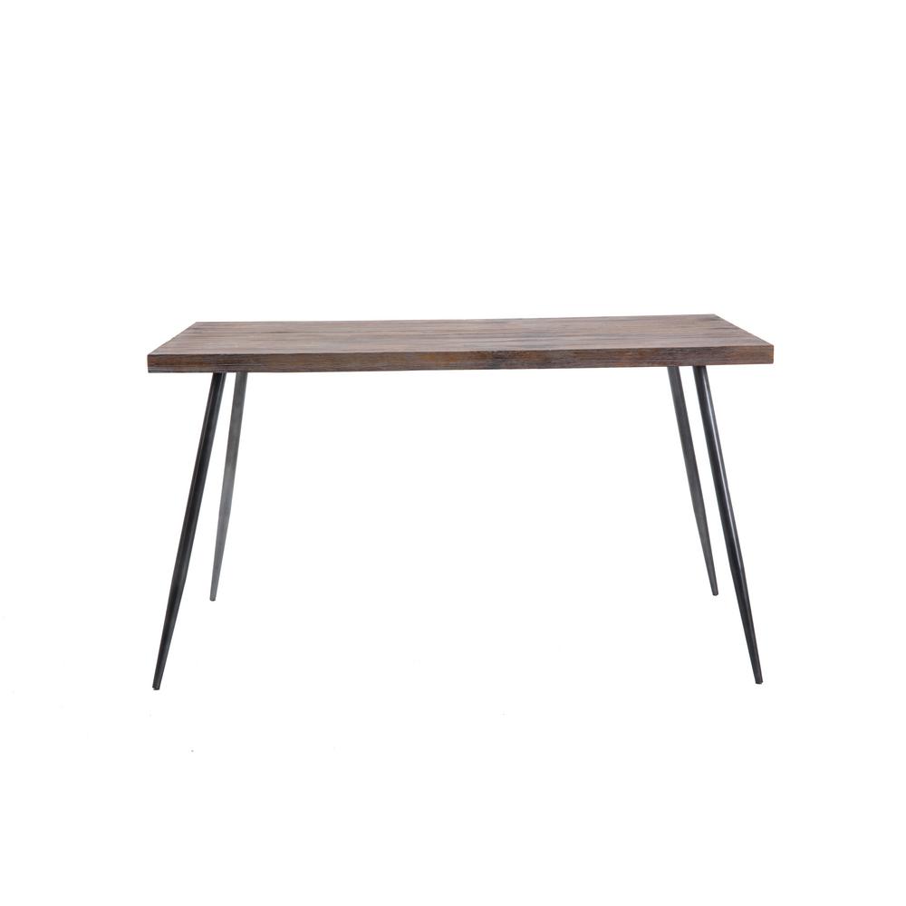 Crawford Burke Barham Gray Dining Table Desk 016702dt The Home