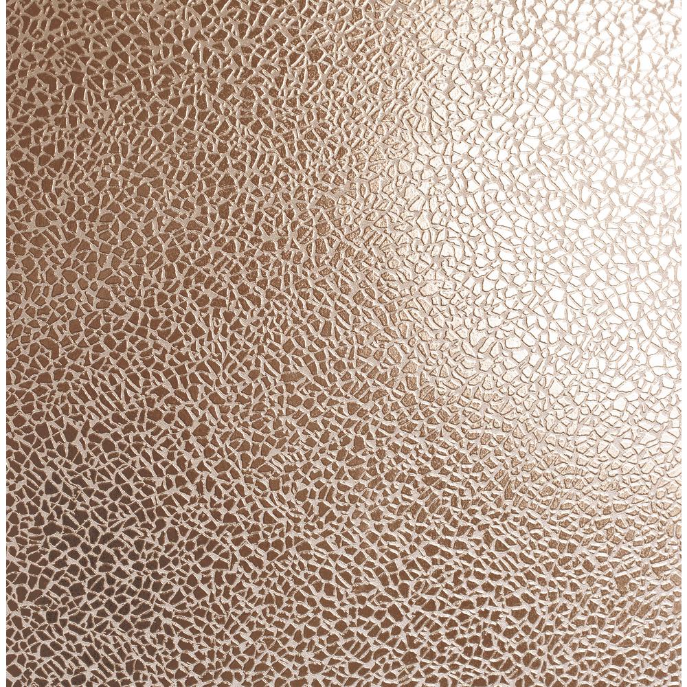 Harrington Rose Gold Mirror Texture Wallpaper