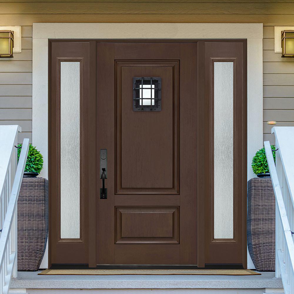 Doors With Glass Fiberglass Doors The Home Depot