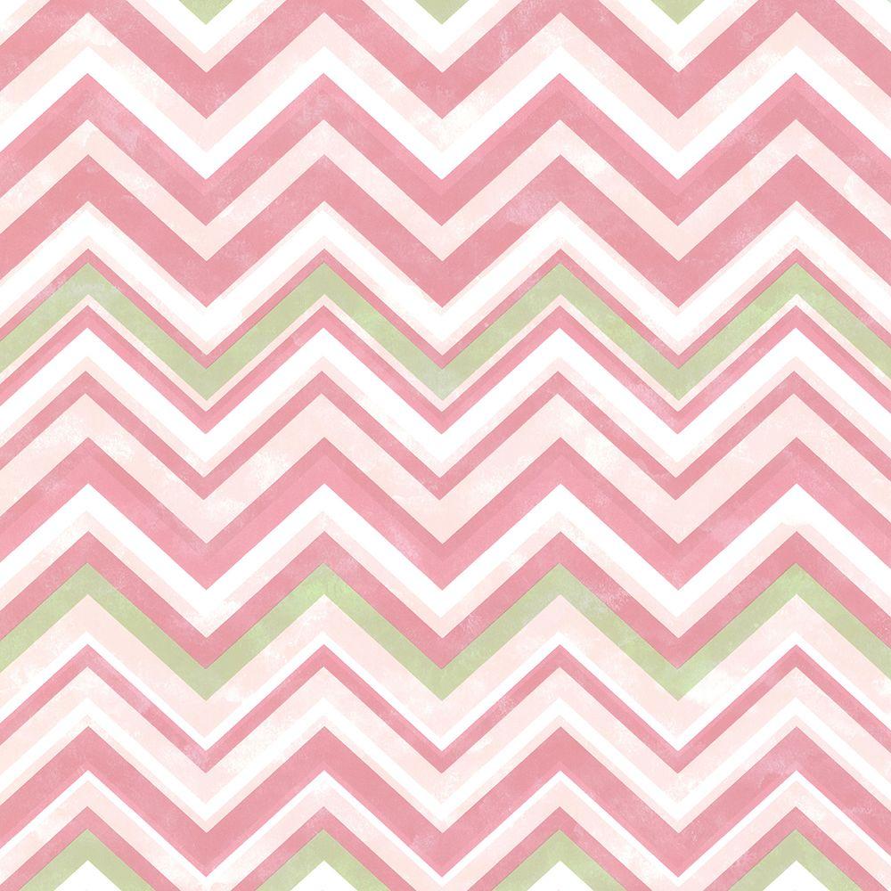 pink chevron wrapping paper roll