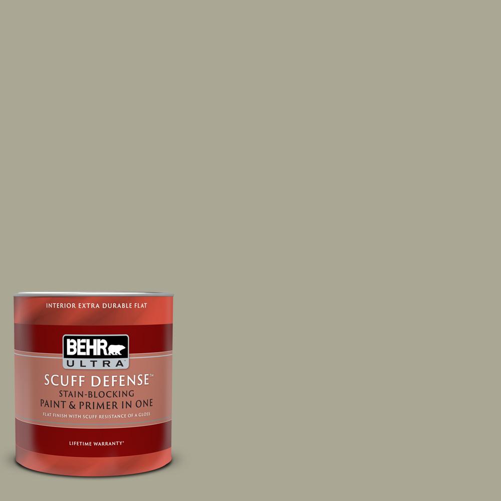 BEHR ULTRA 1 qt. N3504 Jungle Camouflage Extra Durable Flat Interior