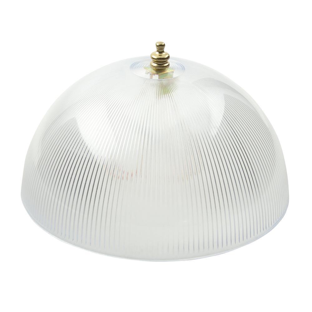 Westinghouse 4 3 In Acrylic Prismatic Dome Clip On Shade With 8 Acrylic Prismatic Dome Clip On Shade