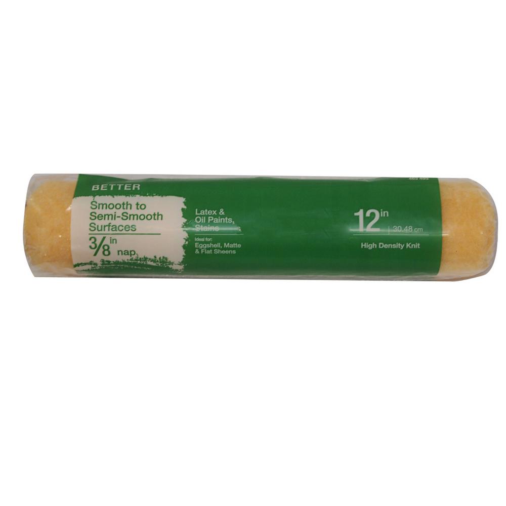Performance Green 12 in. x 3/8 in. Polyester Roller CoverRC14312