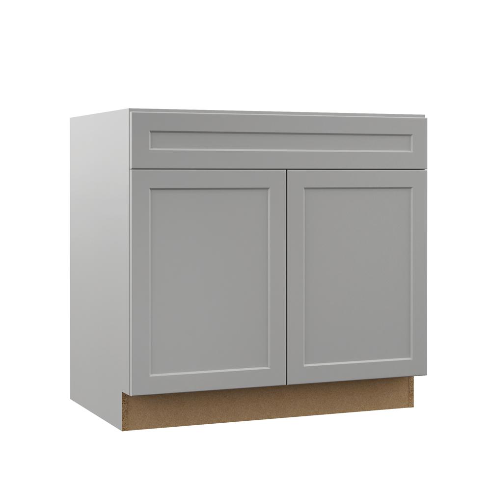 Hampton Bay Designer Series Melvern Assembled 36x34.5x23.75 in. Sink ...