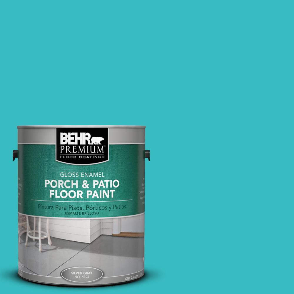 BEHR Premium 1 gal. PPU313 Glazed Ginger Gloss Porch and Patio Floor Paint673001 The Home Depot