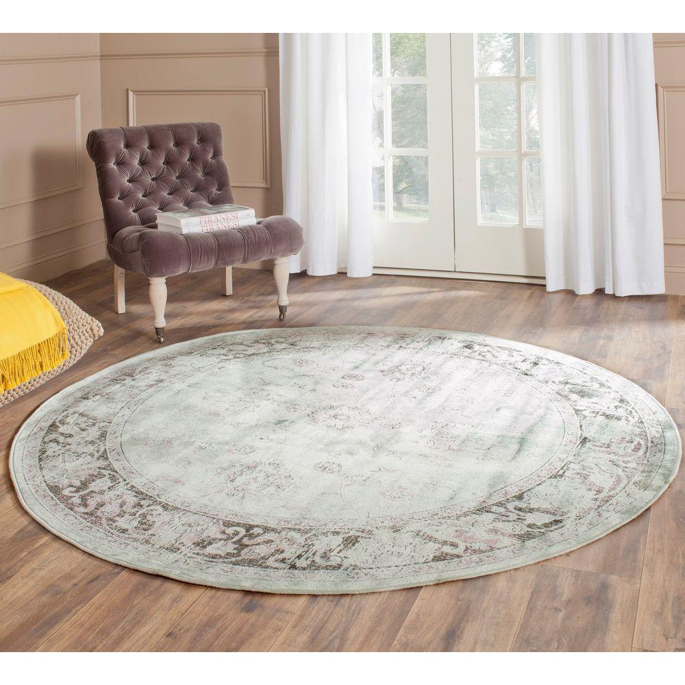 Safavieh Vintage Spruce Ivory 6 Ft X Round Area Rug