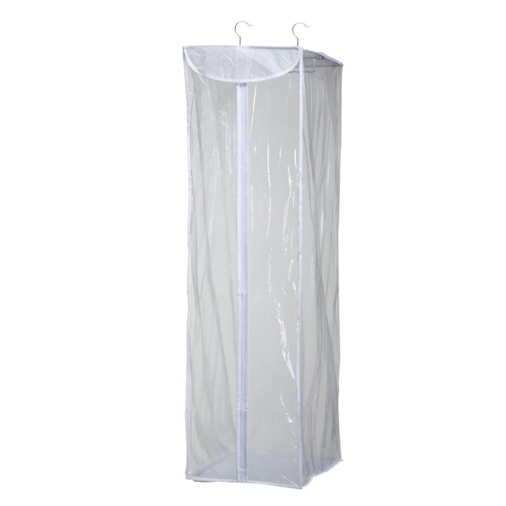 Honey Can Do Short Peva Garment Bag Sft 01415 The Home Depot Honey Can Do Short Peva Garment Bag