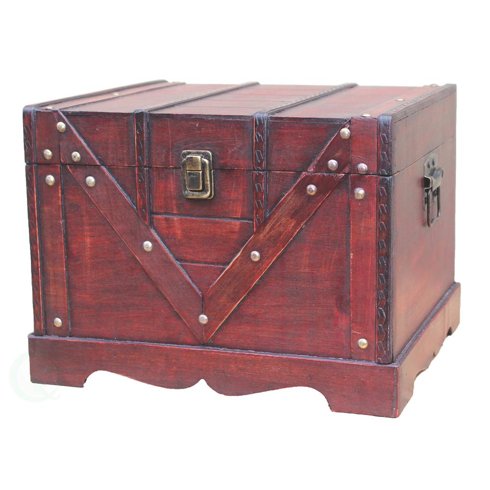 Vintiquewise 31 In X 18 In X 20 In Wooden Old Cedar Style Large