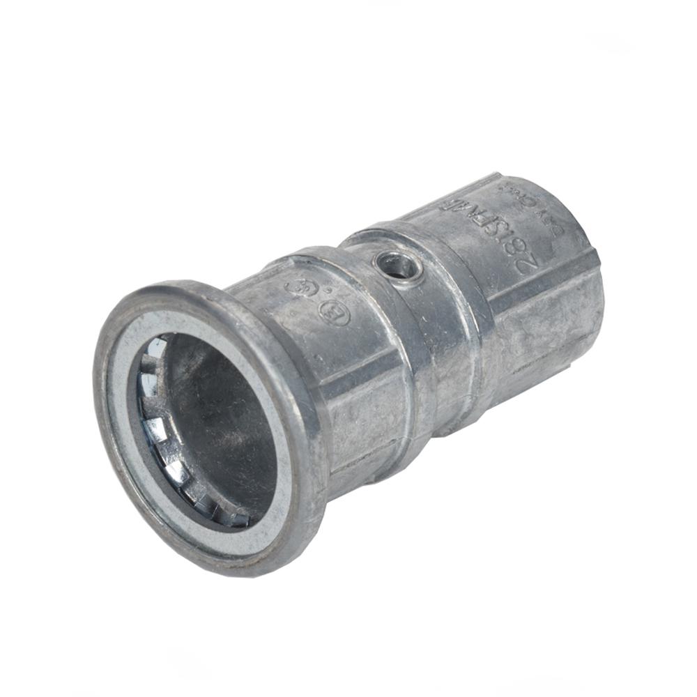 BRIDGEPORT 3/4 in. Push On EMT to Push In AC/MC/FMC Transition Couplings (25Pack)281SPMB The