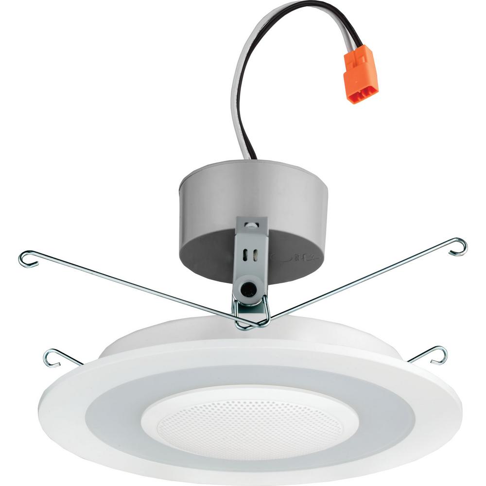 led recessed light with speaker