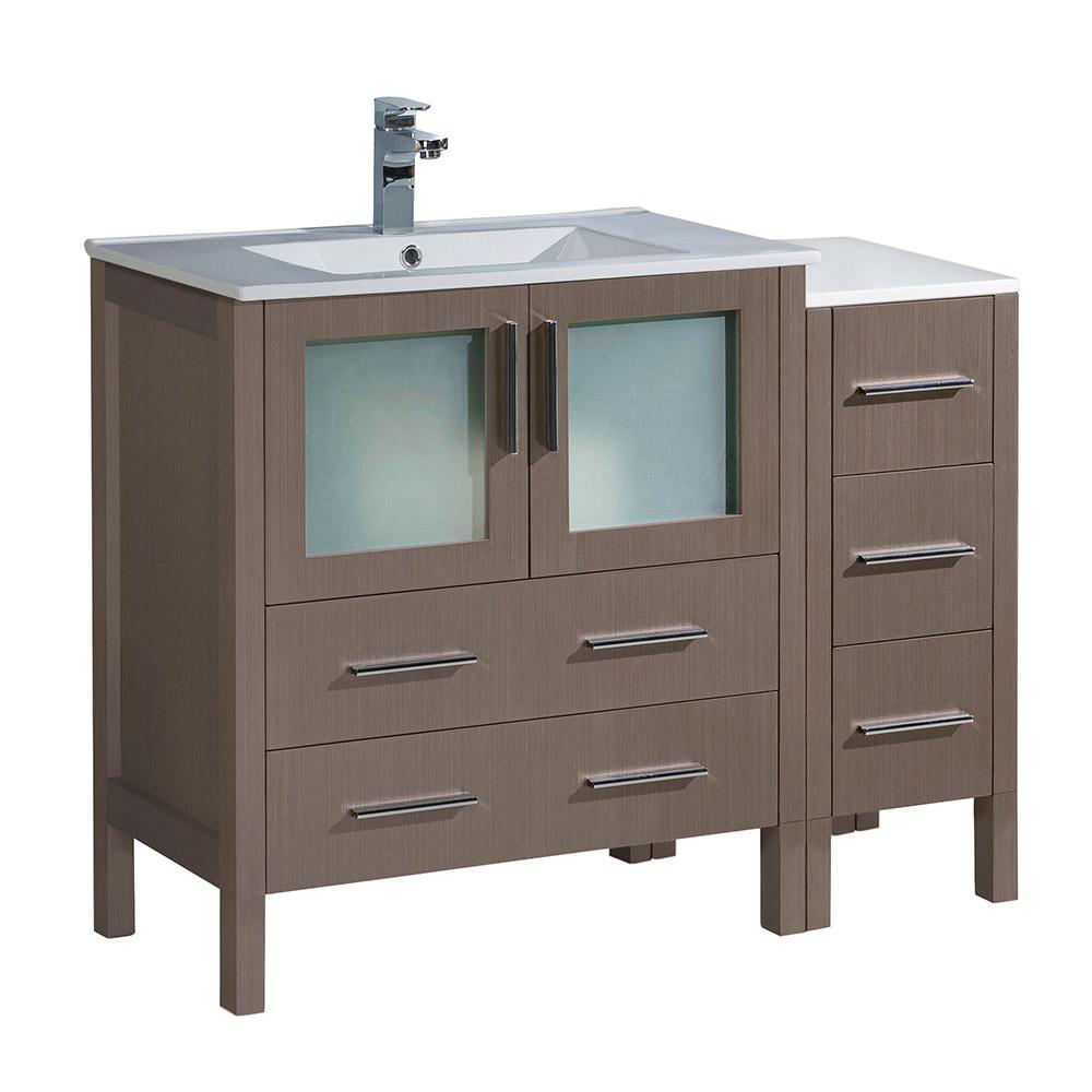 Cottage Bathroom Vanities Bath The Home Depot Bath Vanity In Gray Oak With Ceramic
