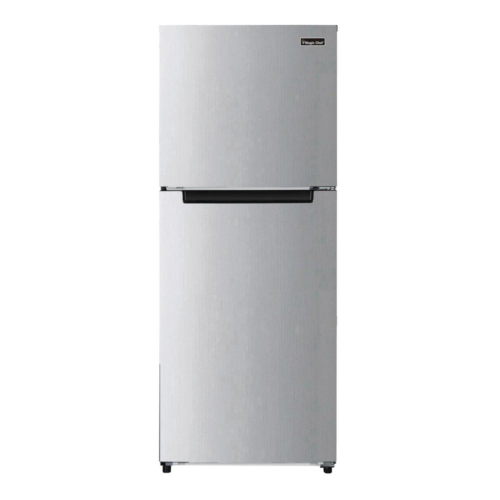 10.1 cu. ft. Top Freezer Refrigerator in Platinum Steel