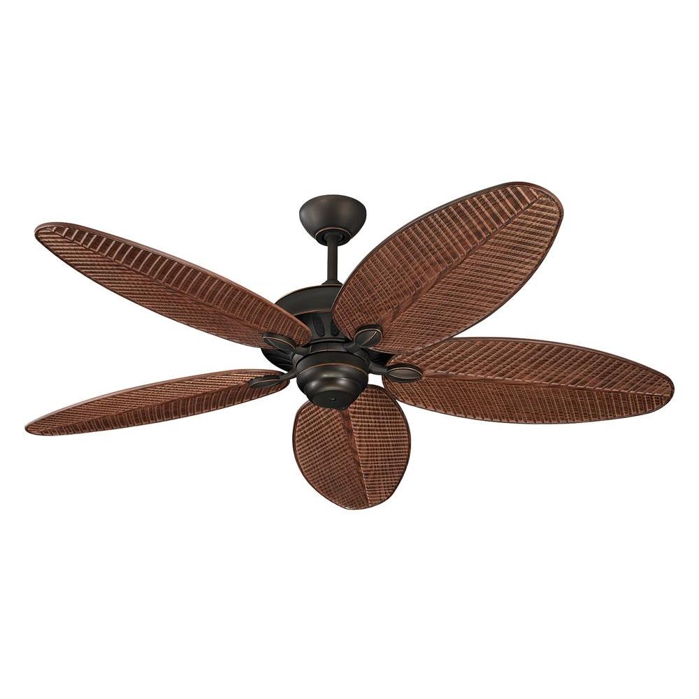 Monte Carlo Cruise 52 in. Roman Bronze Ceiling Fan with American Walnut