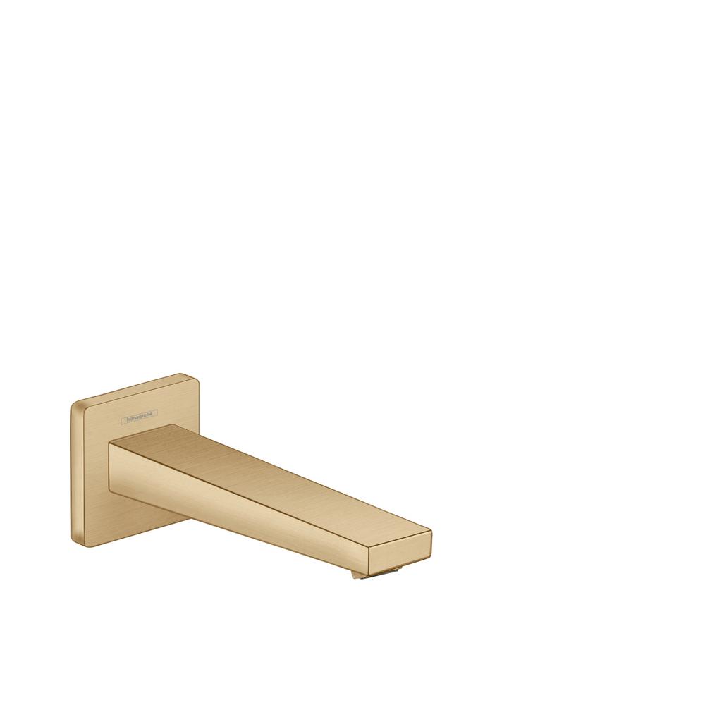 Hansgrohe Metropol 3" Tub Spout - Brushed Bronze Finish, Wall Mount, Model 32542141