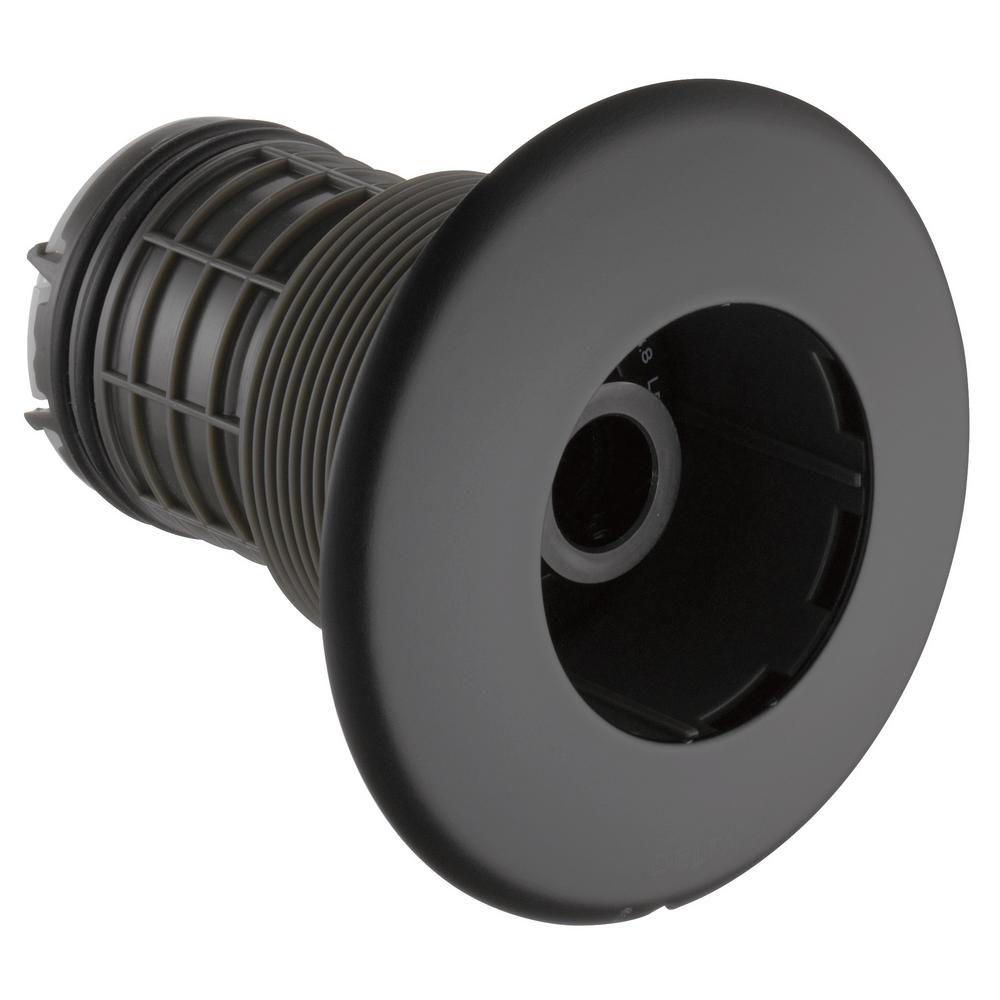 Delta HydraChoice 1Spray Soothing Body Spray Trim Kit in Matte Black with Technology