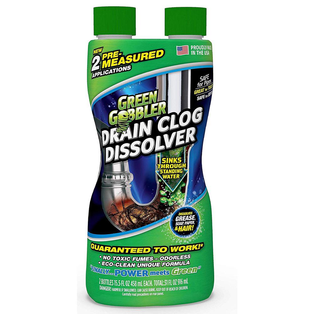 Green Gobbler 31 Oz Dissolve Hair And Grease Clog Remover
