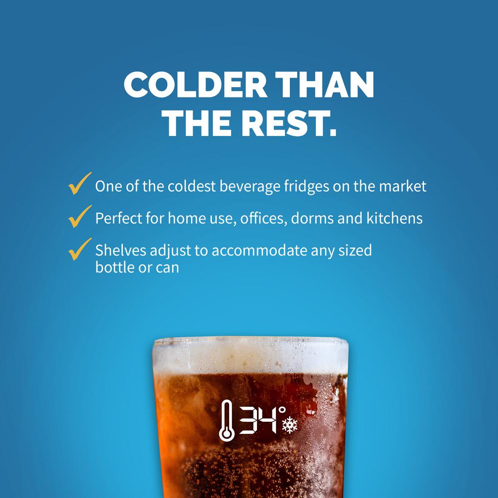 coldest beverage cooler
