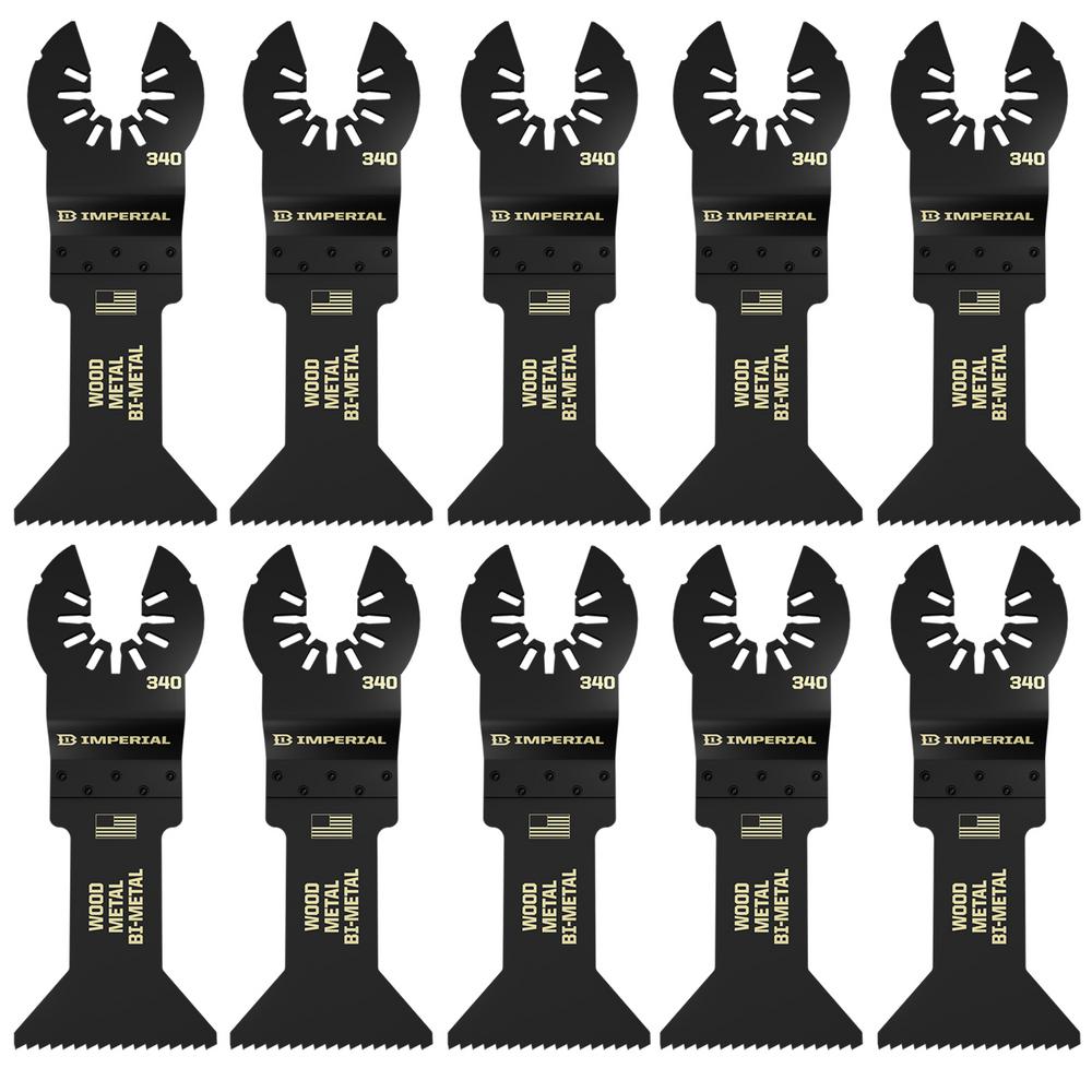 Imperial Blades ONE FIT 13/4 in. Universal BiMetal Blade (10Count)25830746 The Home Depot