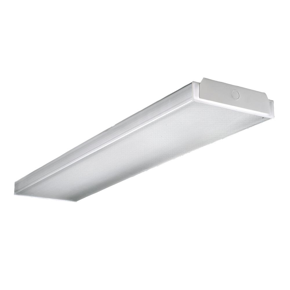 No Bulbs Included Metalux Lighting The Home Depot 2 Light