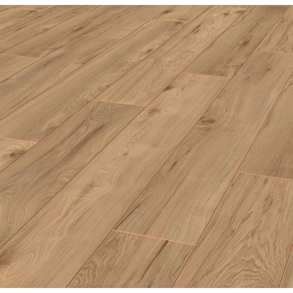Water Resistant Laminate Wood Flooring The Russet Meadow Hickory 12 Mm Thick X 6 1 In Wide 47 64 Length