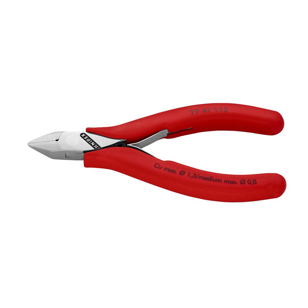 Knipex 77 72 115 Electronics Diagonal Side Cutters Pointed Mini-Head 115mm