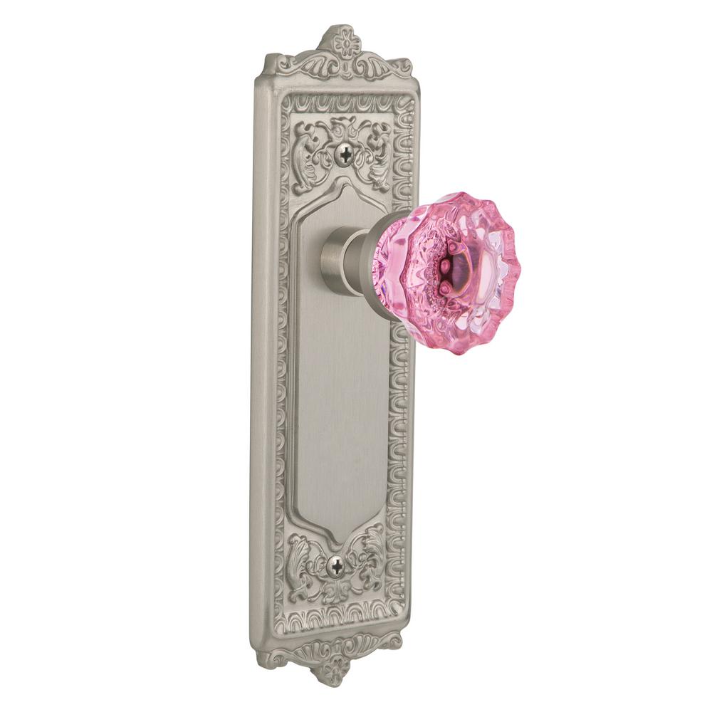 Nostalgic Warehouse Egg And Dart Plate Single Dummy Crystal Pink