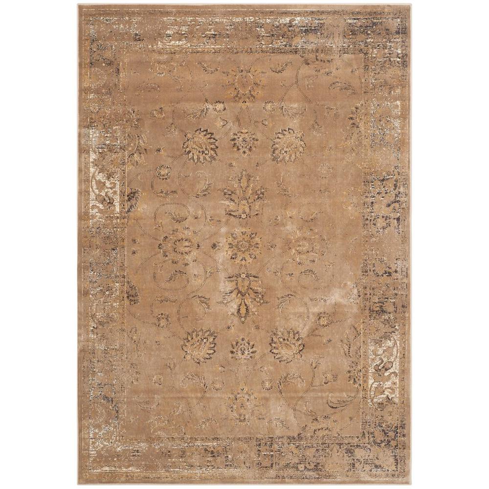 Safavieh Vintage Taupe 5 ft. 3 in. x 7 ft. 6 in. Area RugVTG11716625 The Home Depot