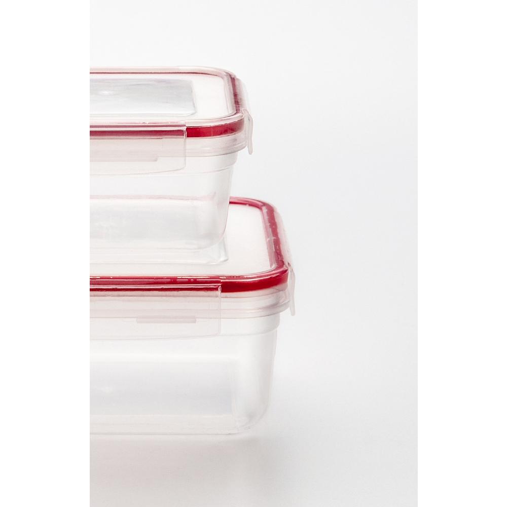 Cook Pro 6 Piece Lock And Seal Square Food Storage Container 617 Cook Pro 6 Piece Lock And Seal Square Food Storage Container 617 The Home Depot