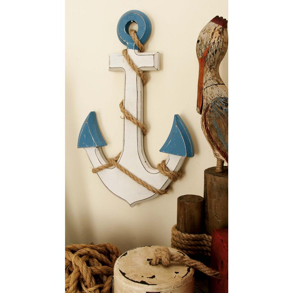 17 in. x 12 in. MDF Anchor Wall Decor18179 The Home Depot