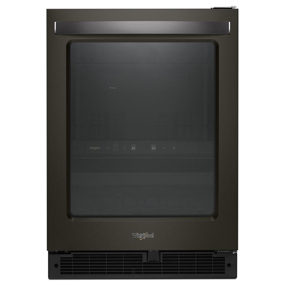 Whirlpool 24 in. 5.2 cu. ft. Undercounter Beverage Cooler CenterWUB50X24HV The Home Depot