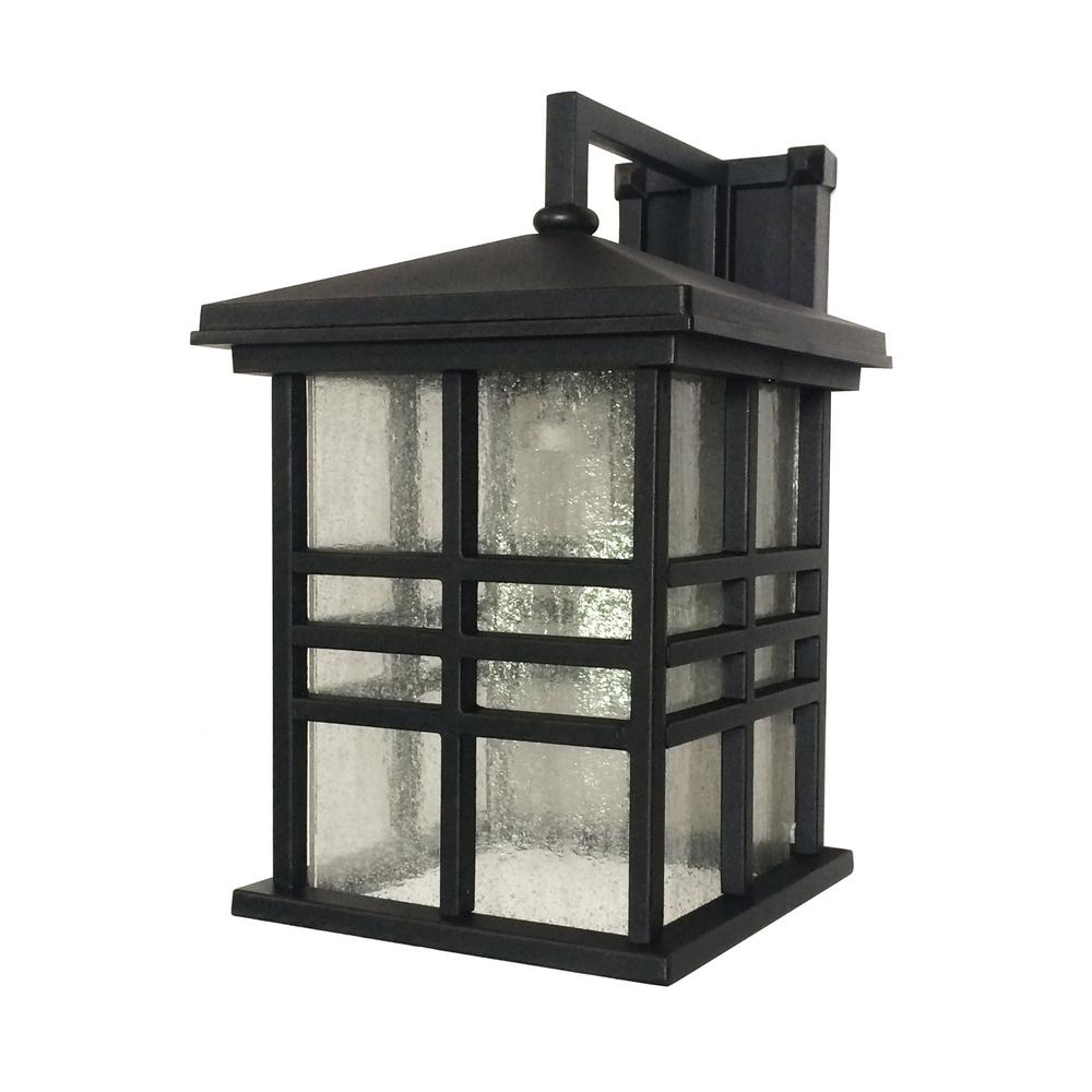 Bel Air Lighting Huntington 1Light Rust Wall Mount LanternPL4637 RT