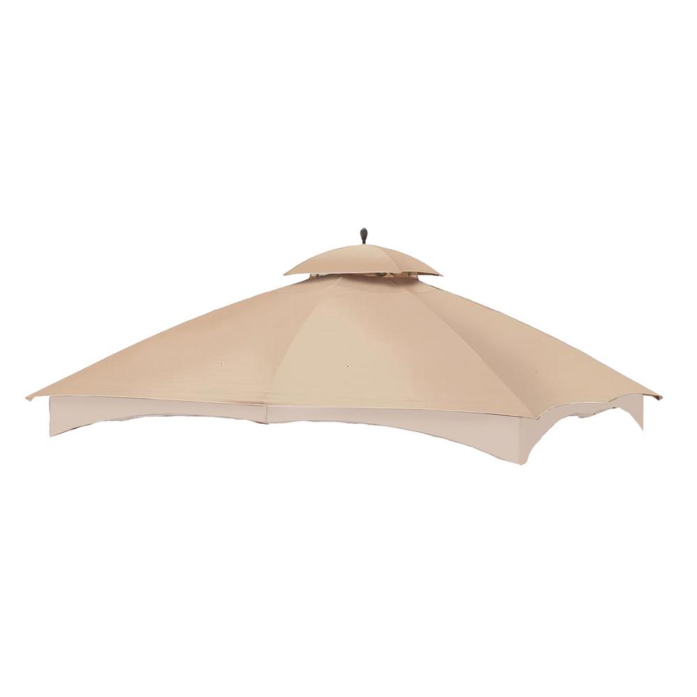 Garden Winds Patio Furniture Outdoors The Home Depot Standard 350 Beige Replacement Canopy Top Set For 10 Ft X 12 Milllon
