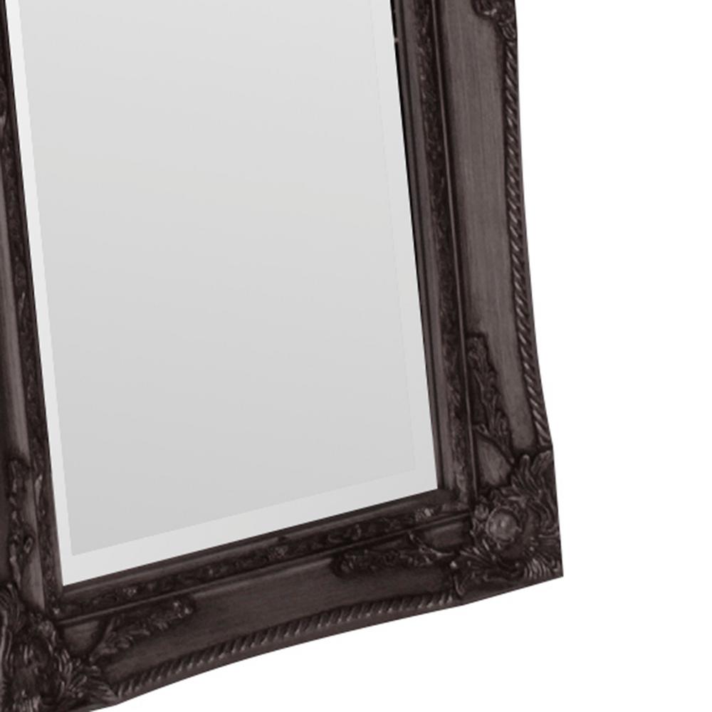 66 In X 18 In Antique Black Standing Mirror 57029 The Home Depot