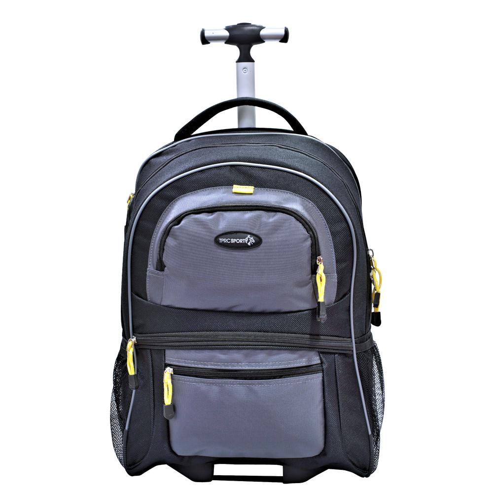 rolling backpack with usb charger