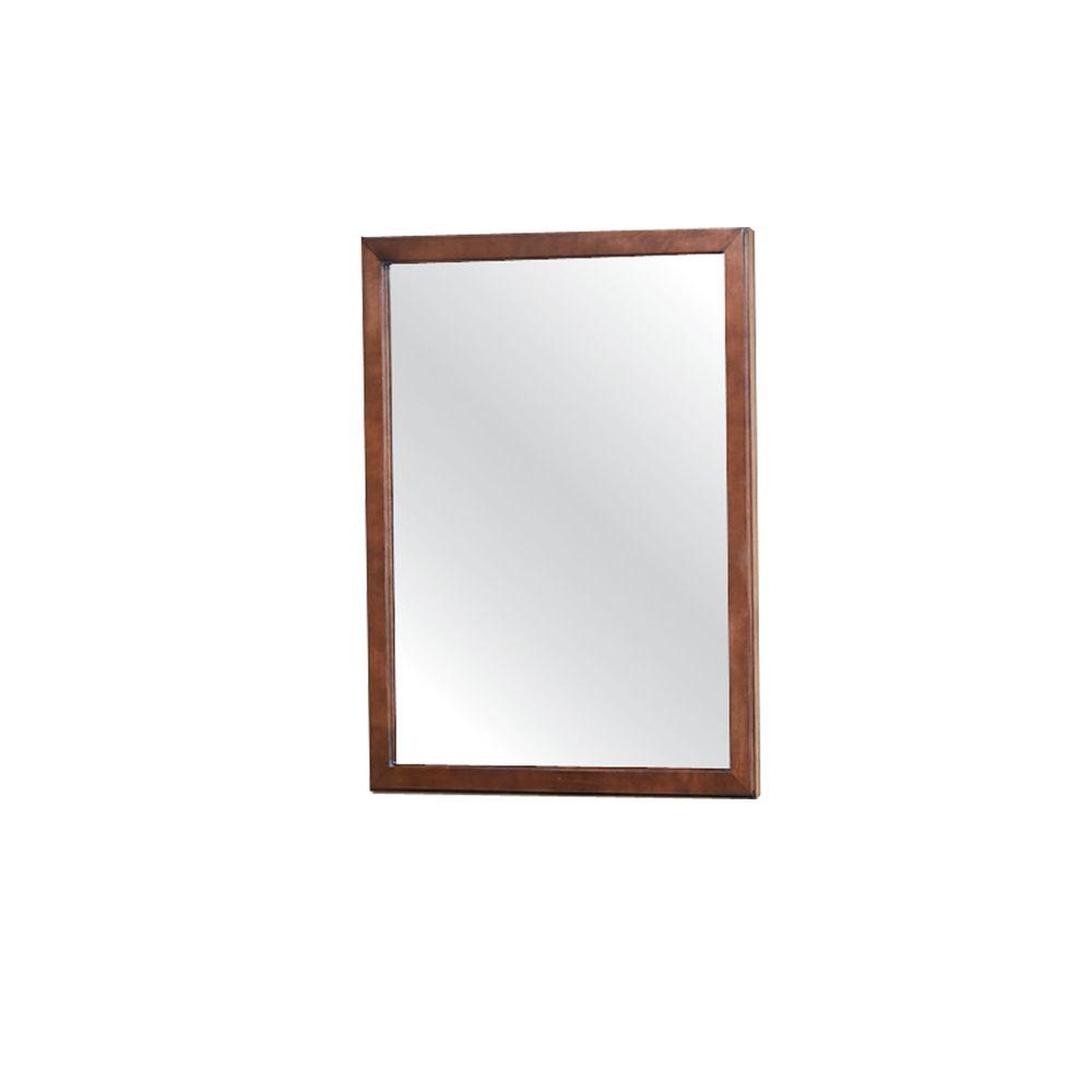 Deco Mirror 30 in. L x 24 in. W Earthtone CopperBronze Mosaic Tile